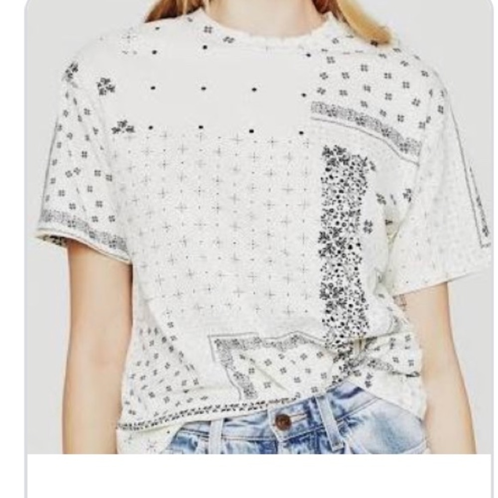 AG jeans Bandana Karter ex boyfriend tee